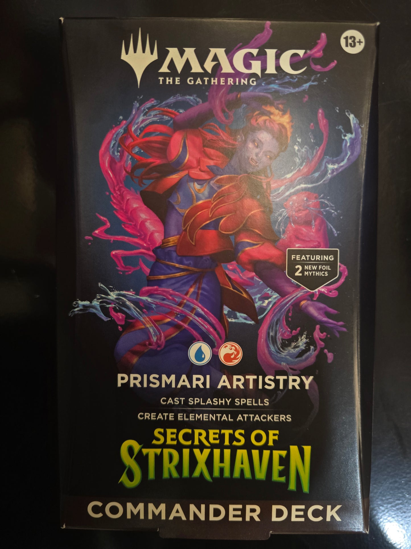 MTG Secrets Of Strixhaven Prismari Artistry Commander Deck