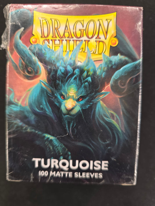 Dragon Shield Turquoise Matte Sleeves 100pcs