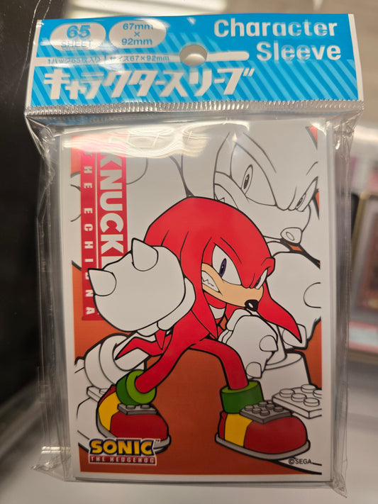 Sonic Character Sleeves 65pcs Knuckles