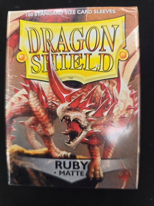 Dragon Shield Ruby Matte Art Sleeves 100pcs
