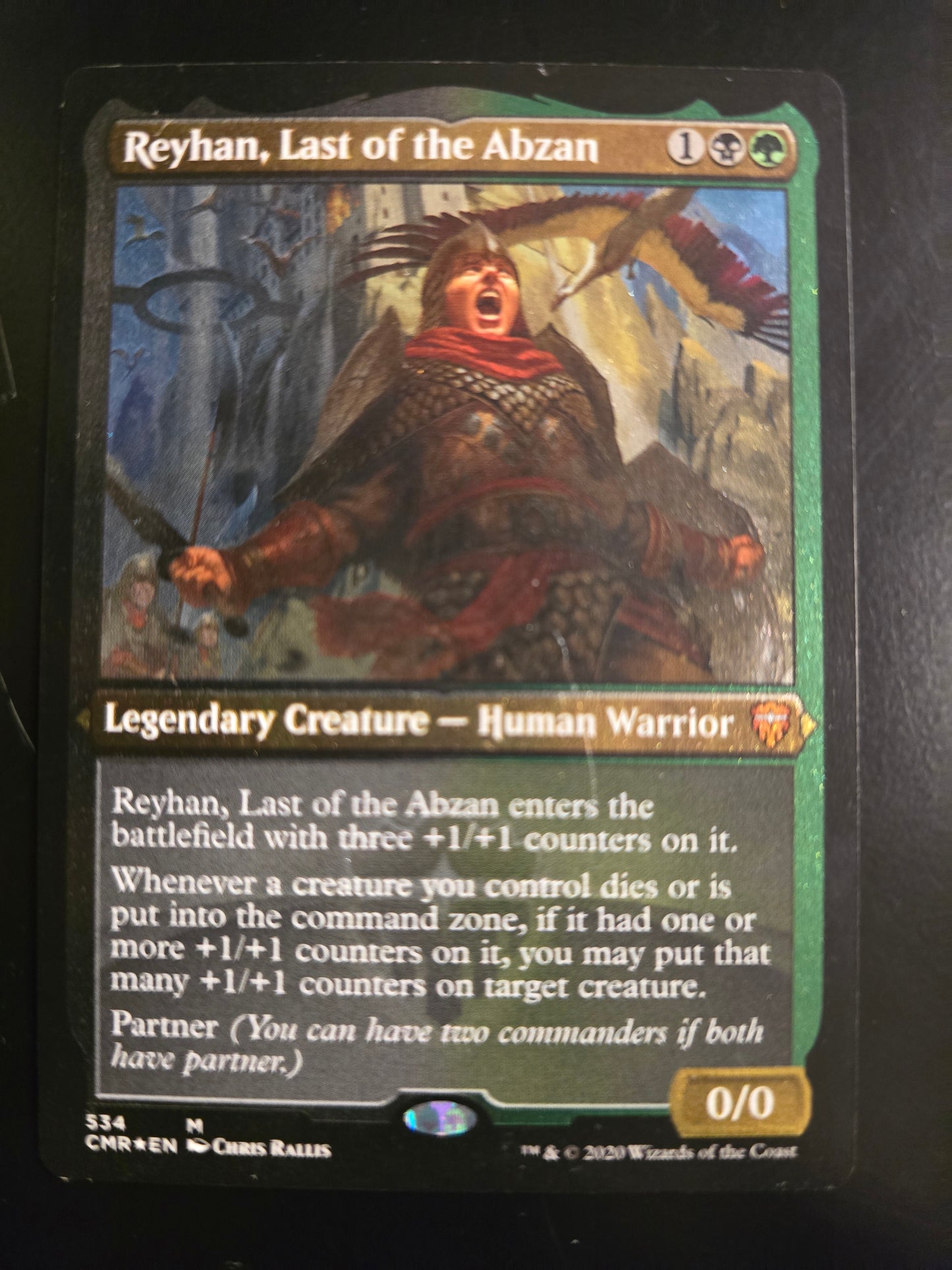 Reyhan, Last Of The Abzan 534 M Commander Legends Foil Etched NM