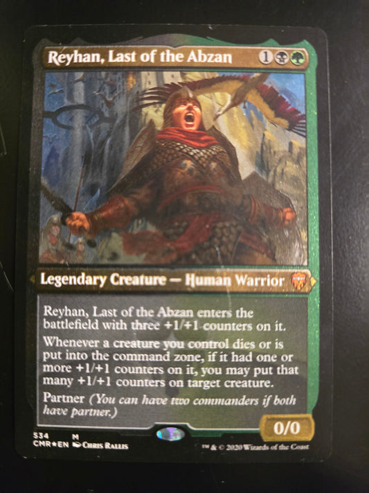 Reyhan, Last Of The Abzan 534 M Commander Legends Foil Etched NM