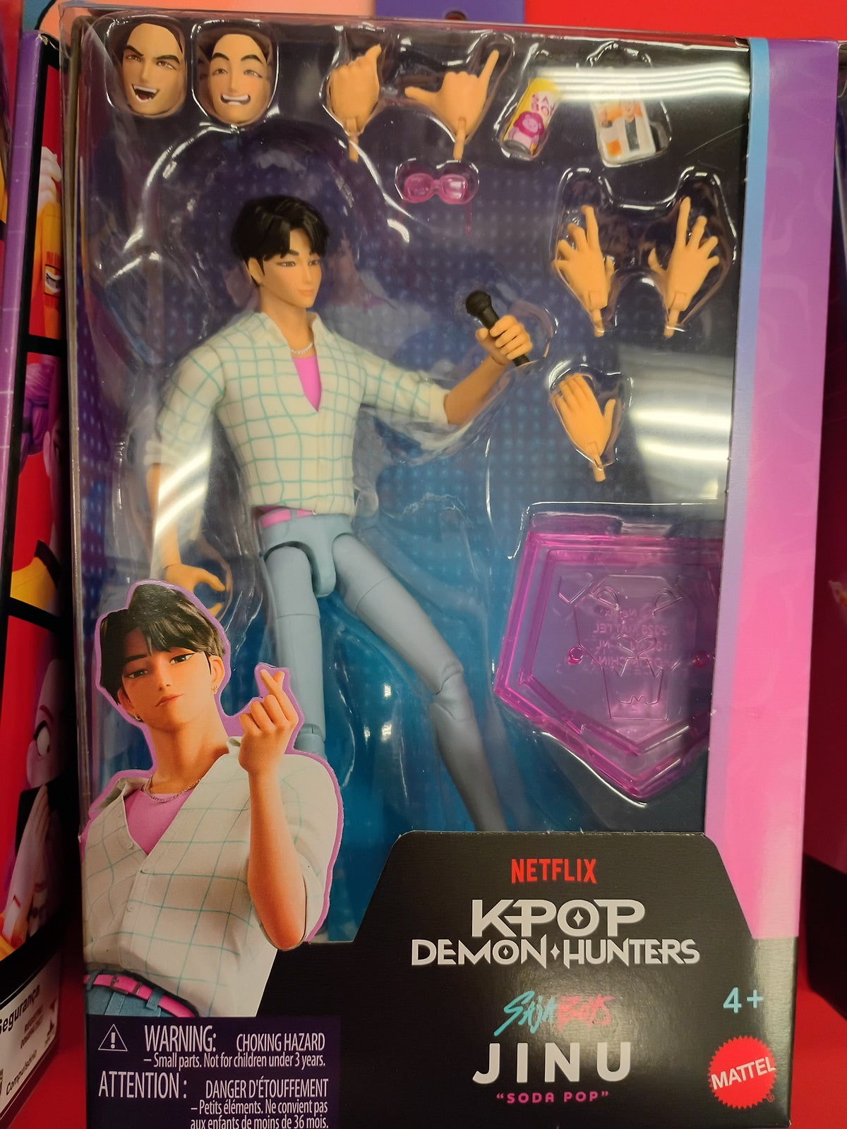 Mattel K-Pop Demon Hunters SajaBoys Jinu Posable action figure