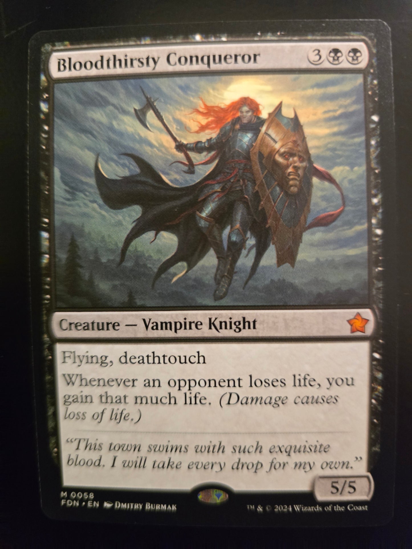 Bloodthirsty Conqueror M 0058 Promo Pack: Edge Of Eternities Normal NM