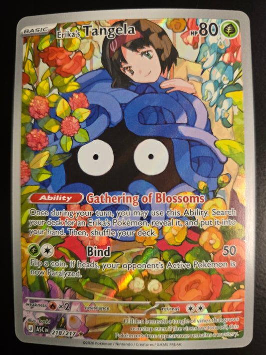 Erika's Tangela 218/217 Ascended Heroes Holofoil NM
