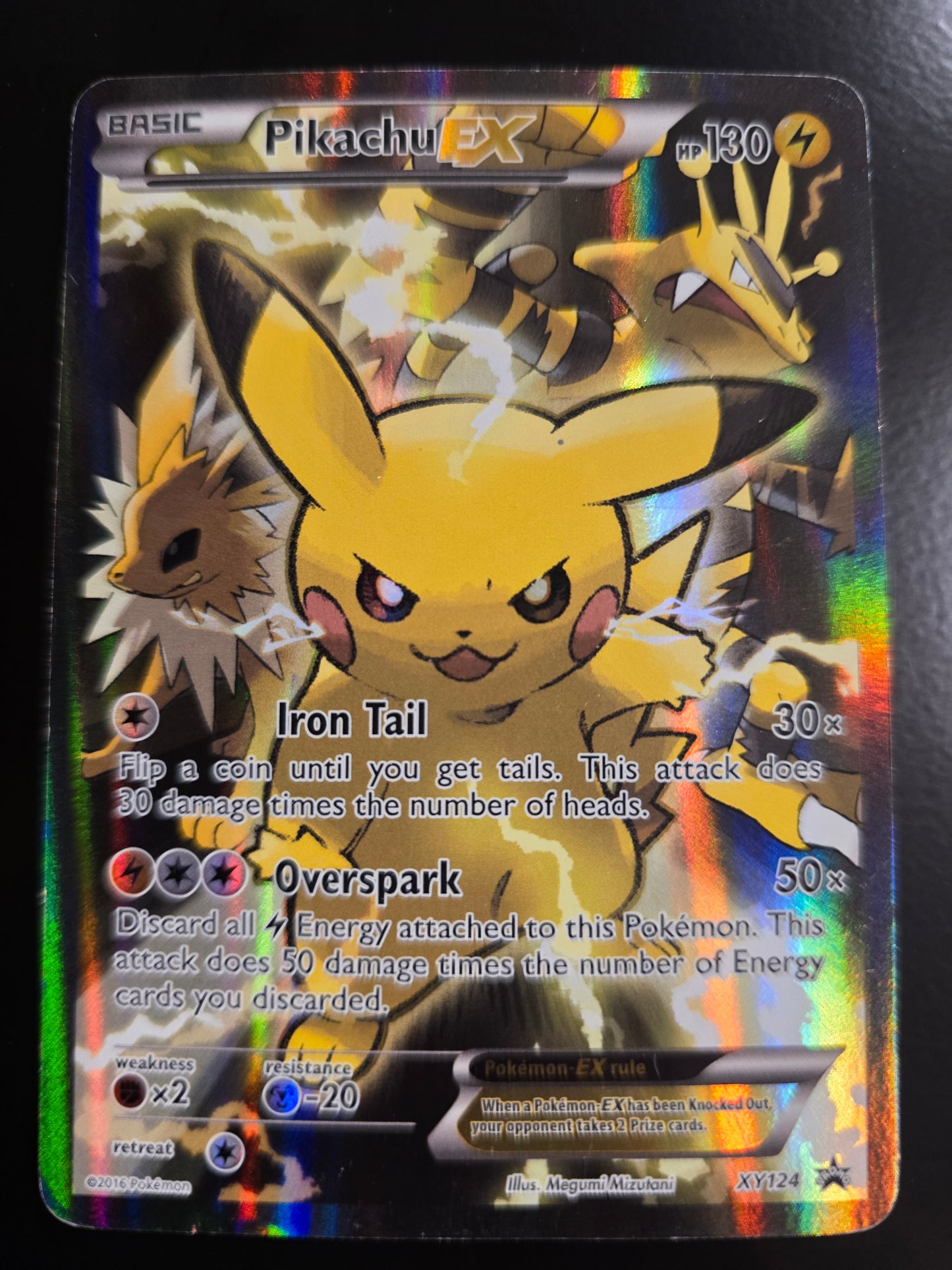 Pikachu Ex XY124 XY Promos Holofoil LP