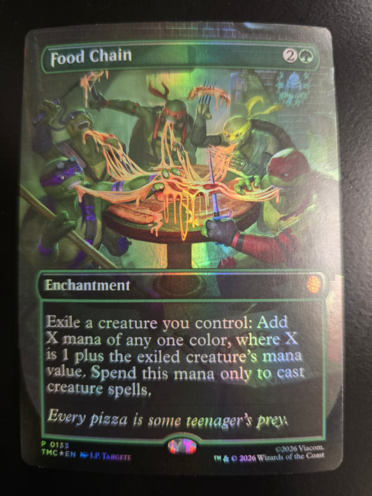 Food Chain P 0133 Commander: TMNT Borderless Foil NM