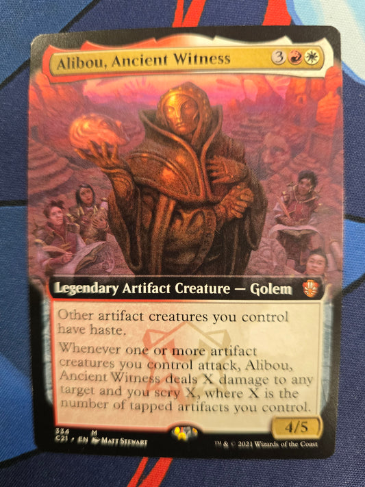 Alibou, Ancient Witness 334 M Commander 2021 Extended Art Normal NM