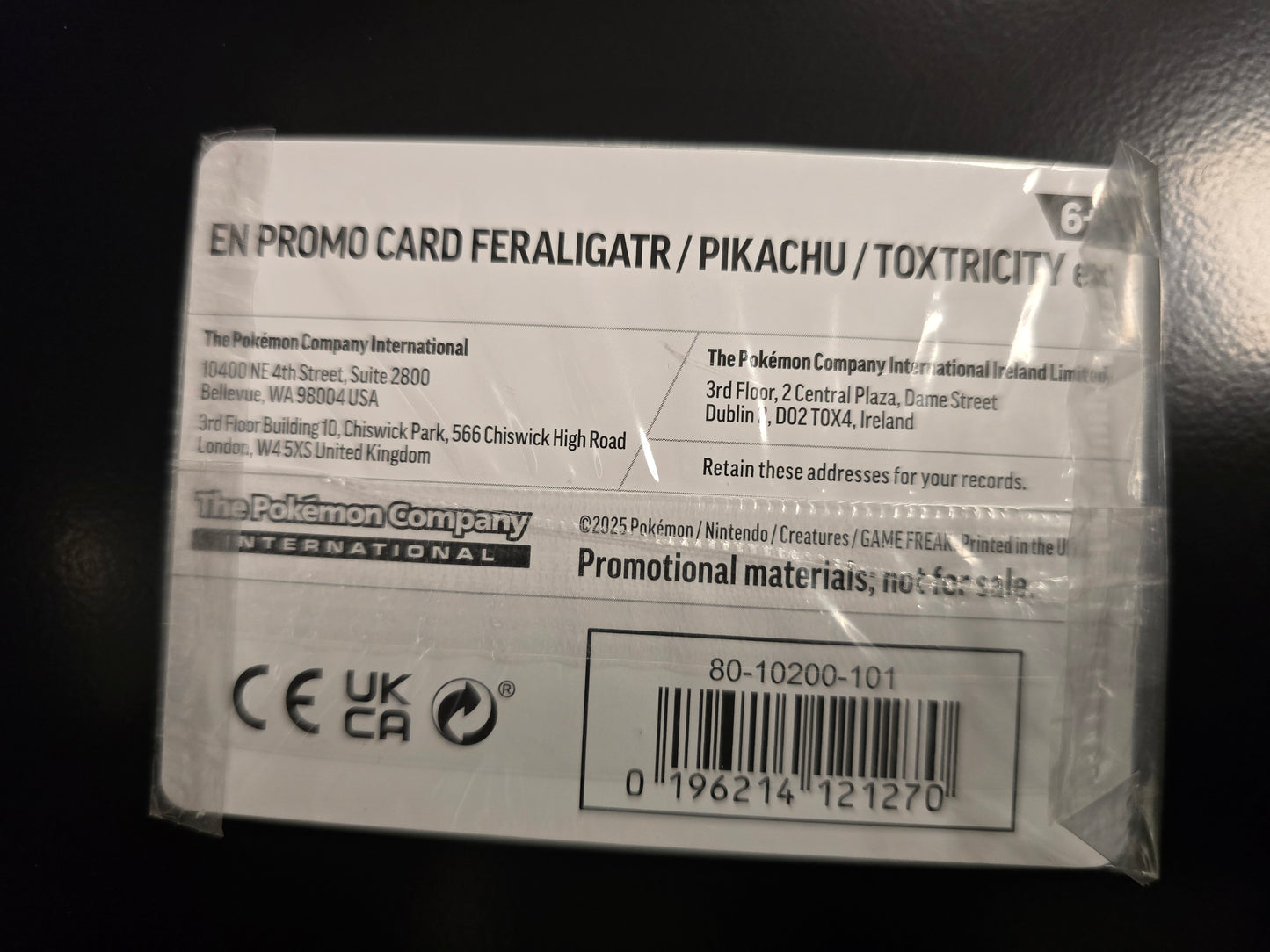 Feraligatr (Illustration Contest 2024) 213 Scarlet & Violet Promo Cards Normal Sealed
