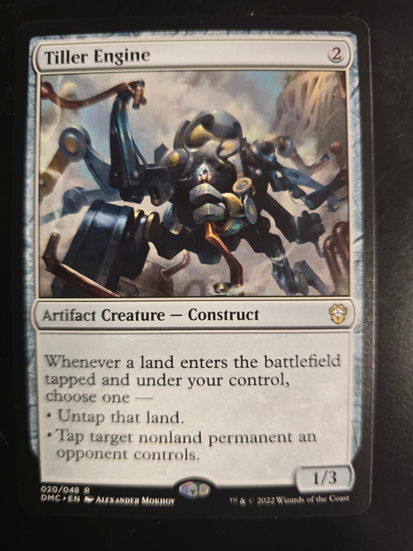 Tiller Engine 020/048 R Commander: Dominaria United Normal NM