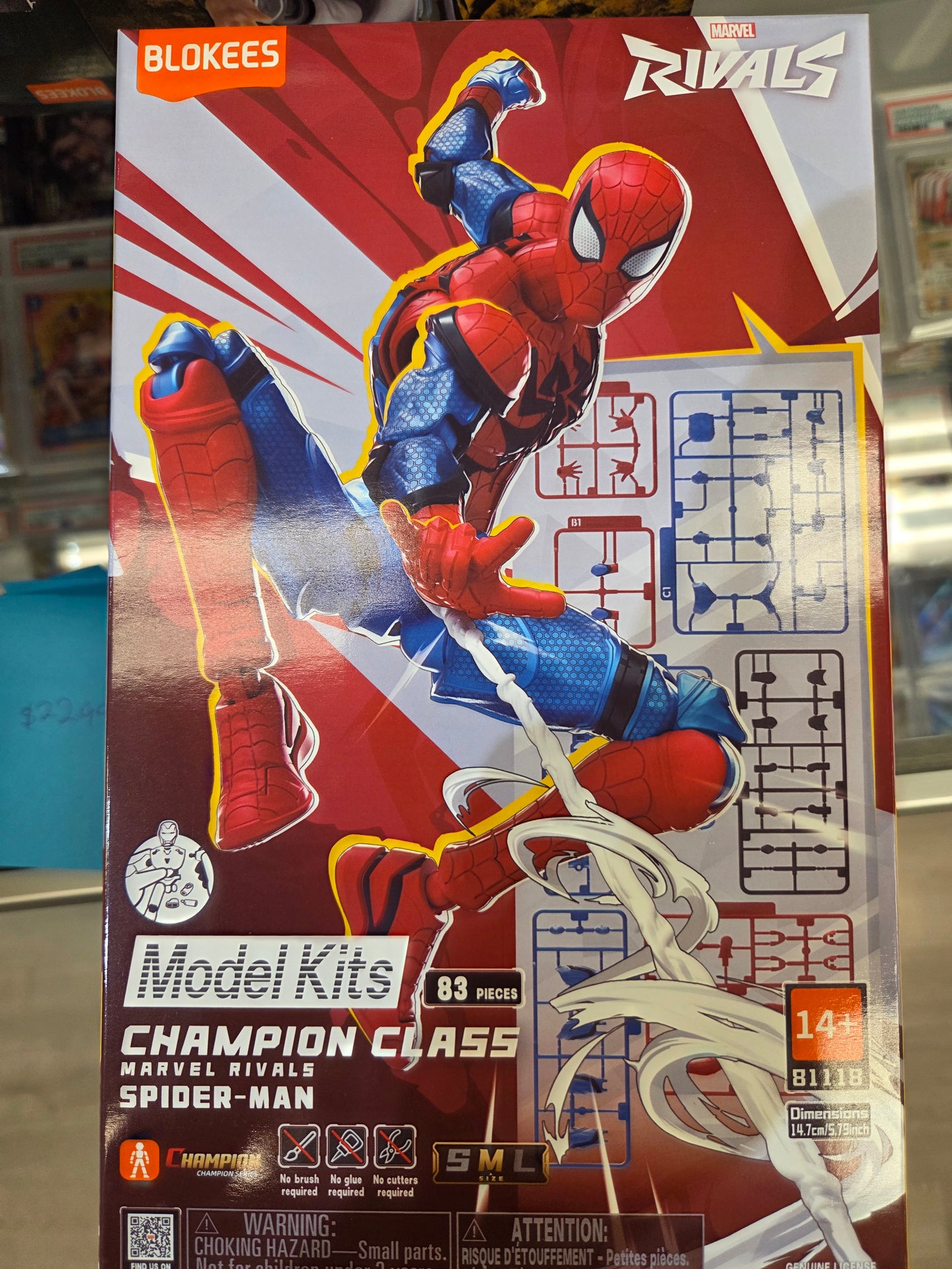 Blokees Champion Class Spider-Man Model Kit 83pc