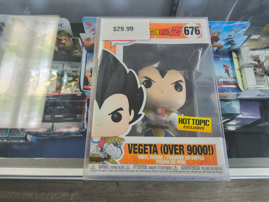 Funko-Pop! DBZ Vegeta (Over 9000) #676 Hot Topic Exclusive