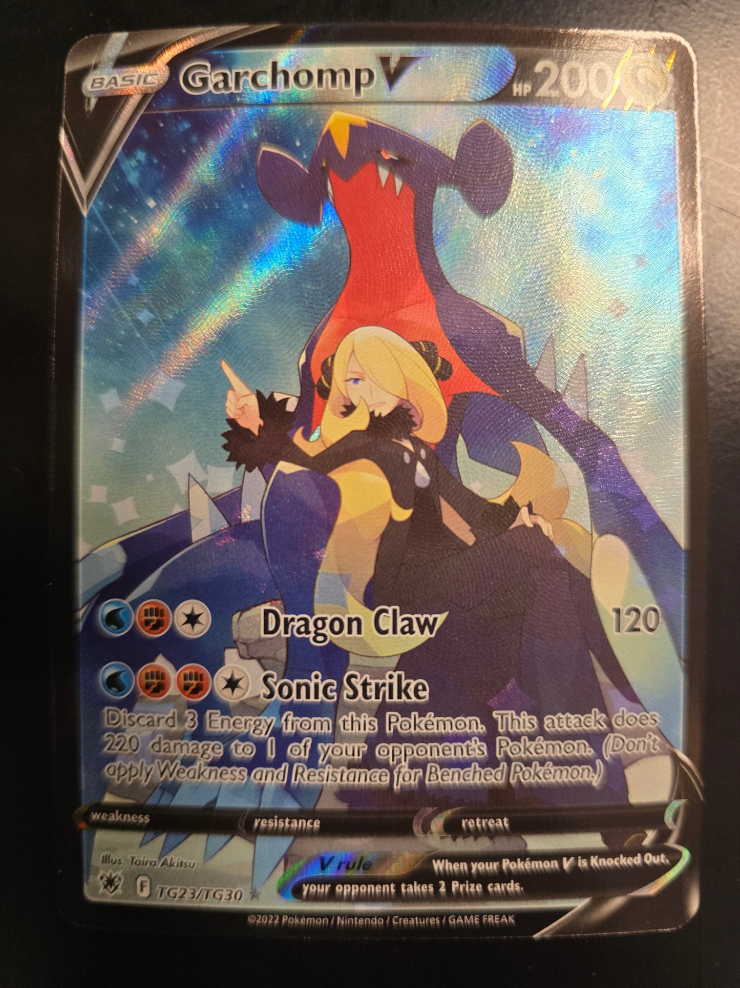 Garchomp V TG23/TG30 Astral Radiance Trainer Gallery Holofoil NM