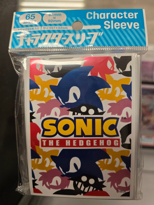 Sonic Character Sleeves 65pcs Logo
