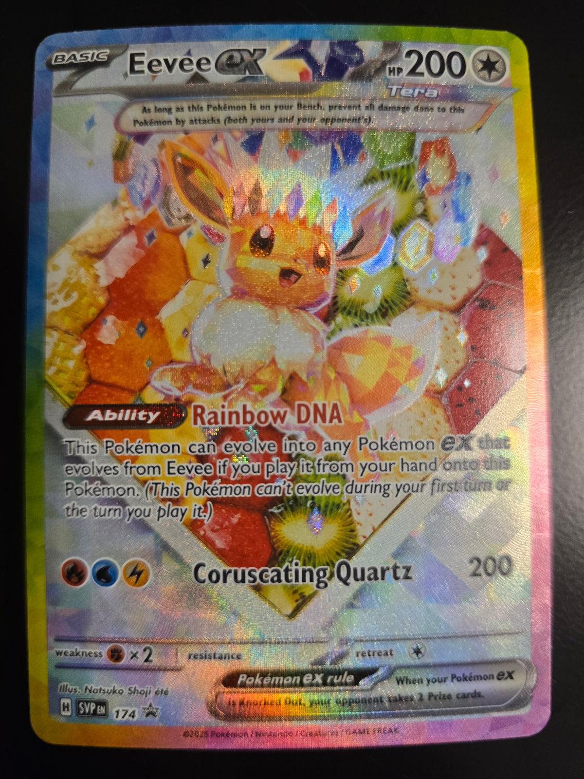 Eevee Ex 174 Scarlet & Violet Promo Cards Holofoil NM at Emerald Market Alamogordo, New Mexico