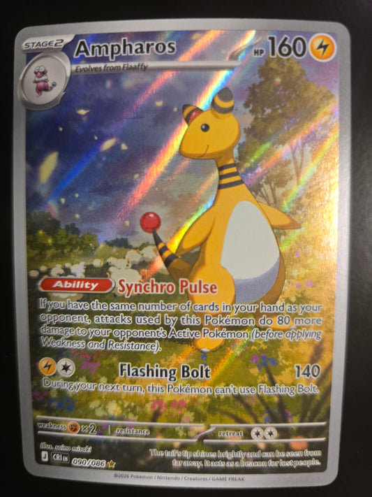 Ampharos 090/086 Chaos Rising Holofoil NM