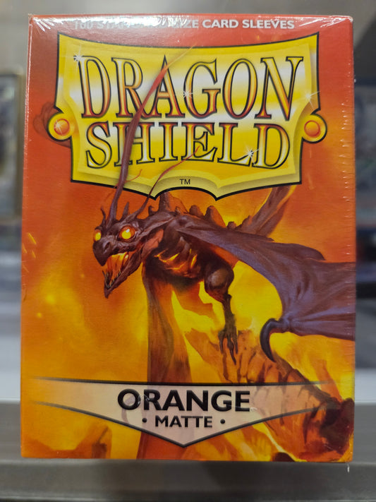 Dragon Shield 100 Card Sleeves. Color Orange