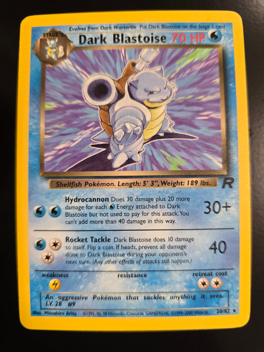 Dark Blastoise 20/82 Unlimited Normal NM