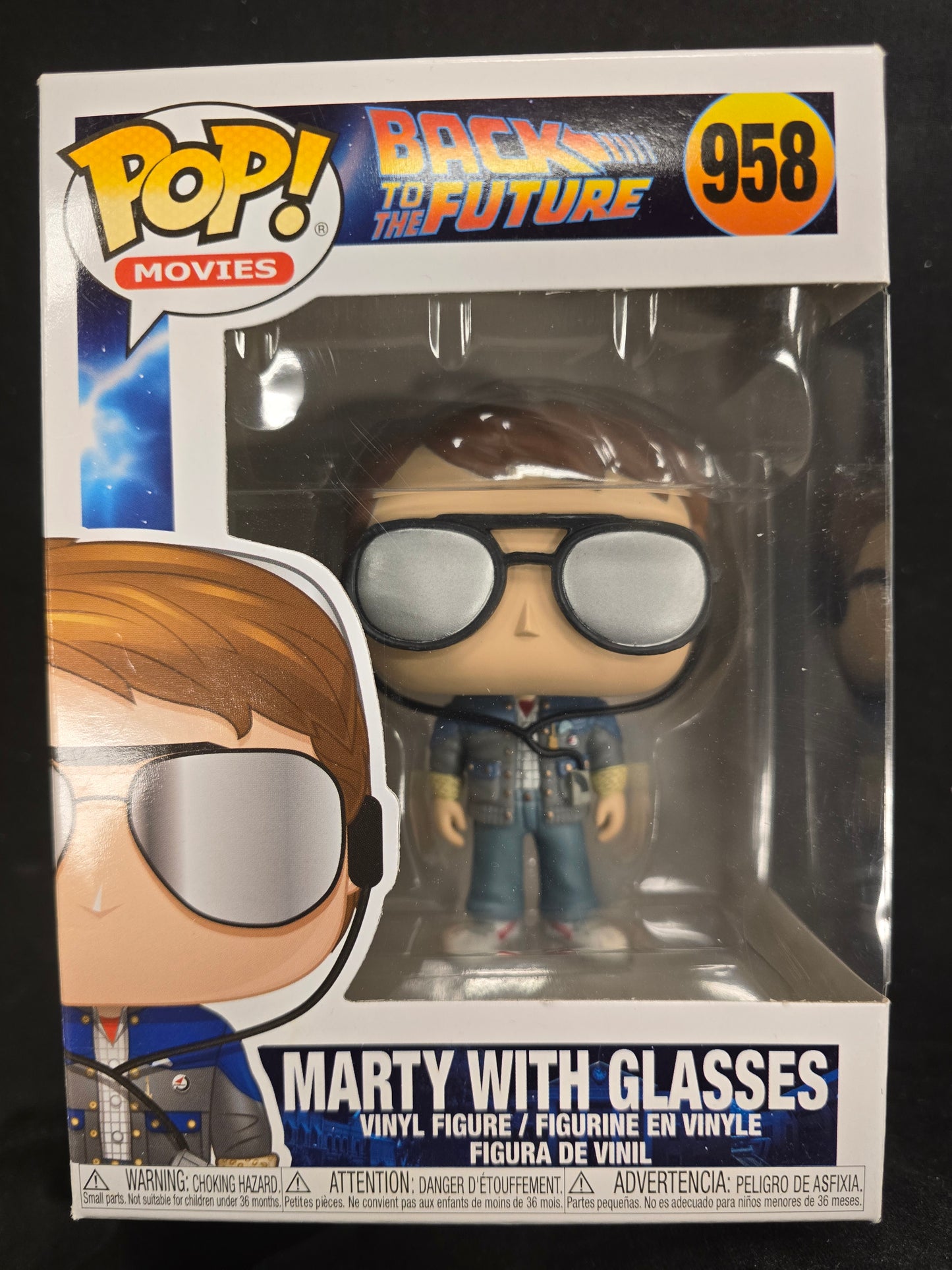 Funko-Pop! Back To The Future Marty With Glasses #958
