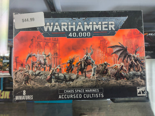 Warhammer 40k Chaos Space Marines Accursed Cultists Minis