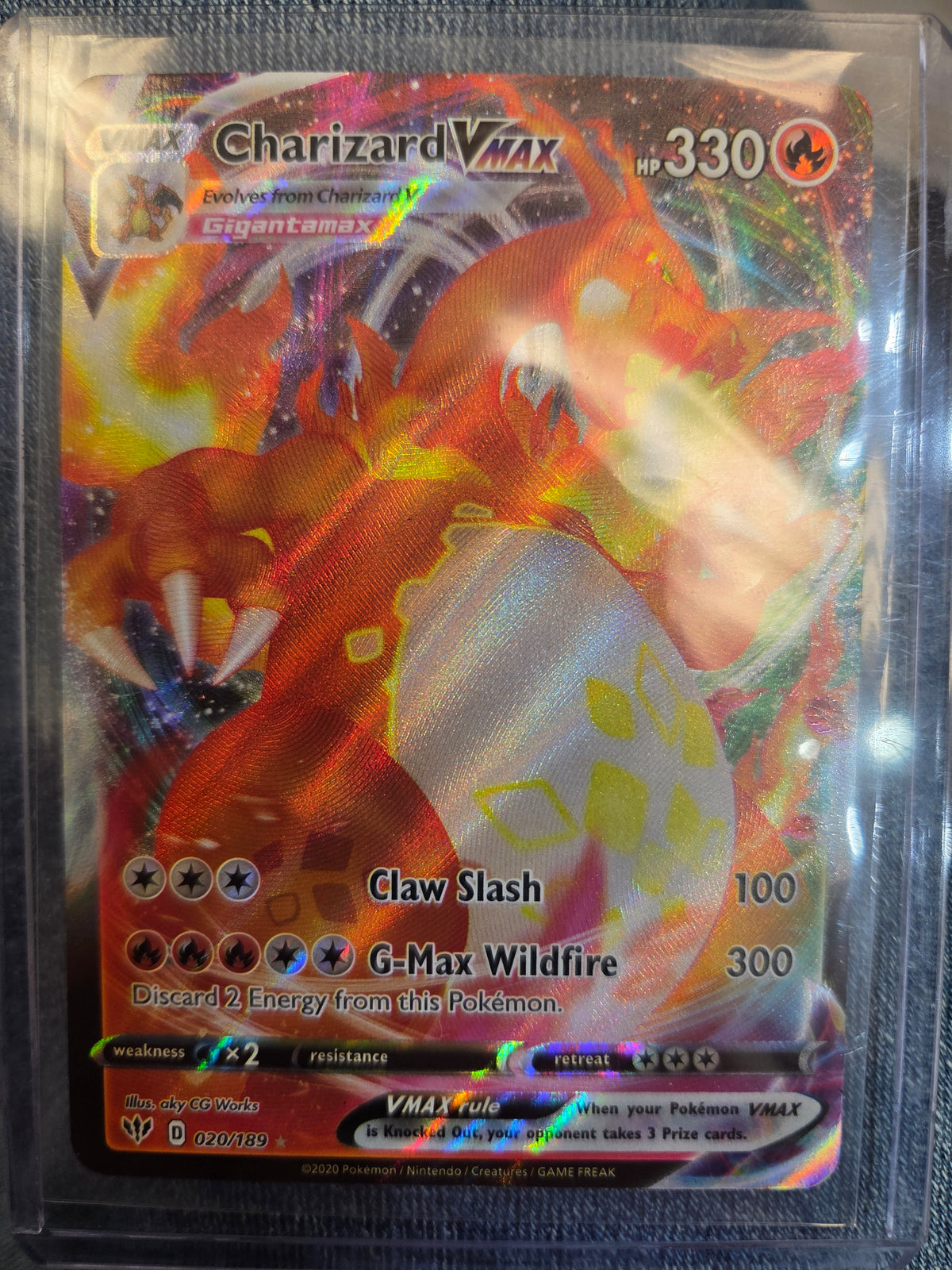 Charizard Vmax 020/189 (LP)