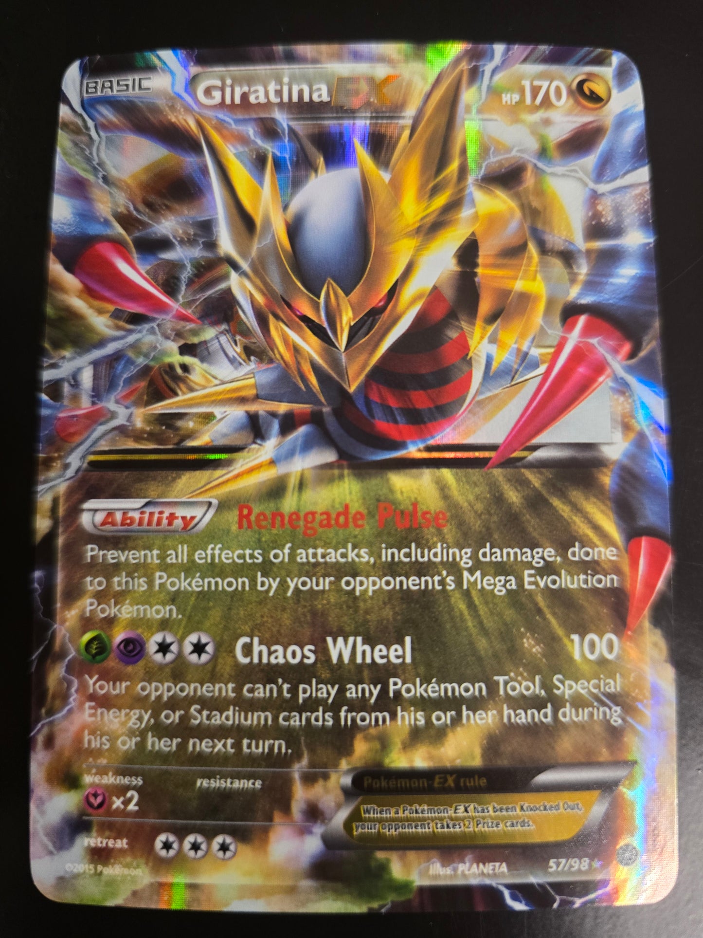 Giratina Ex 57/98 XY Ancient Origins Holofoil NM