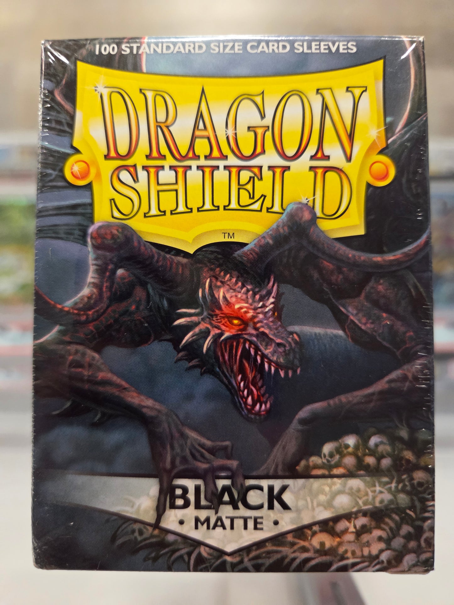 Dragon Shield 100 Card Sleeves. Color Black