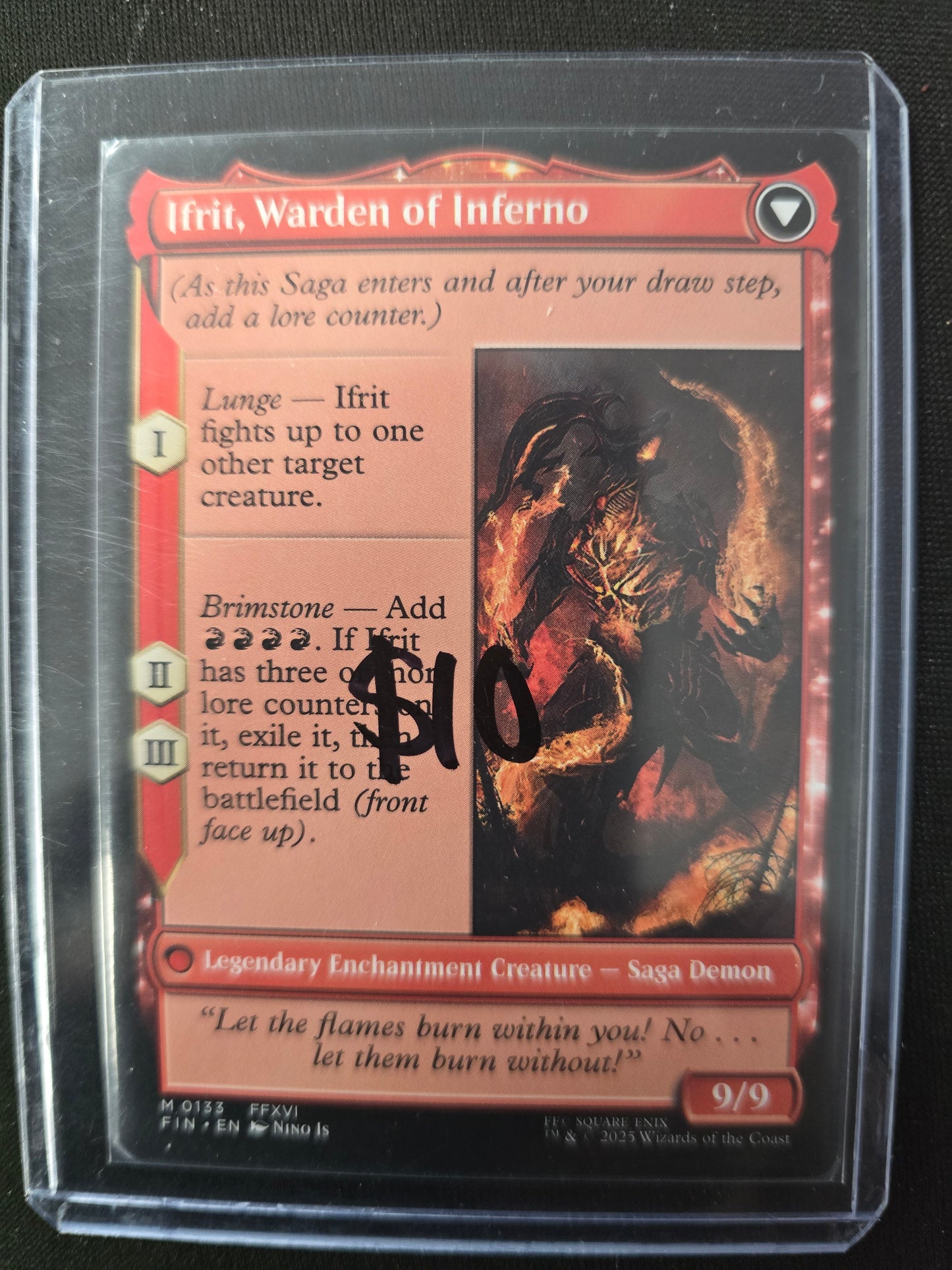Clive, Ifrit's Dominant M 0133 Final Fantasy Normal NM