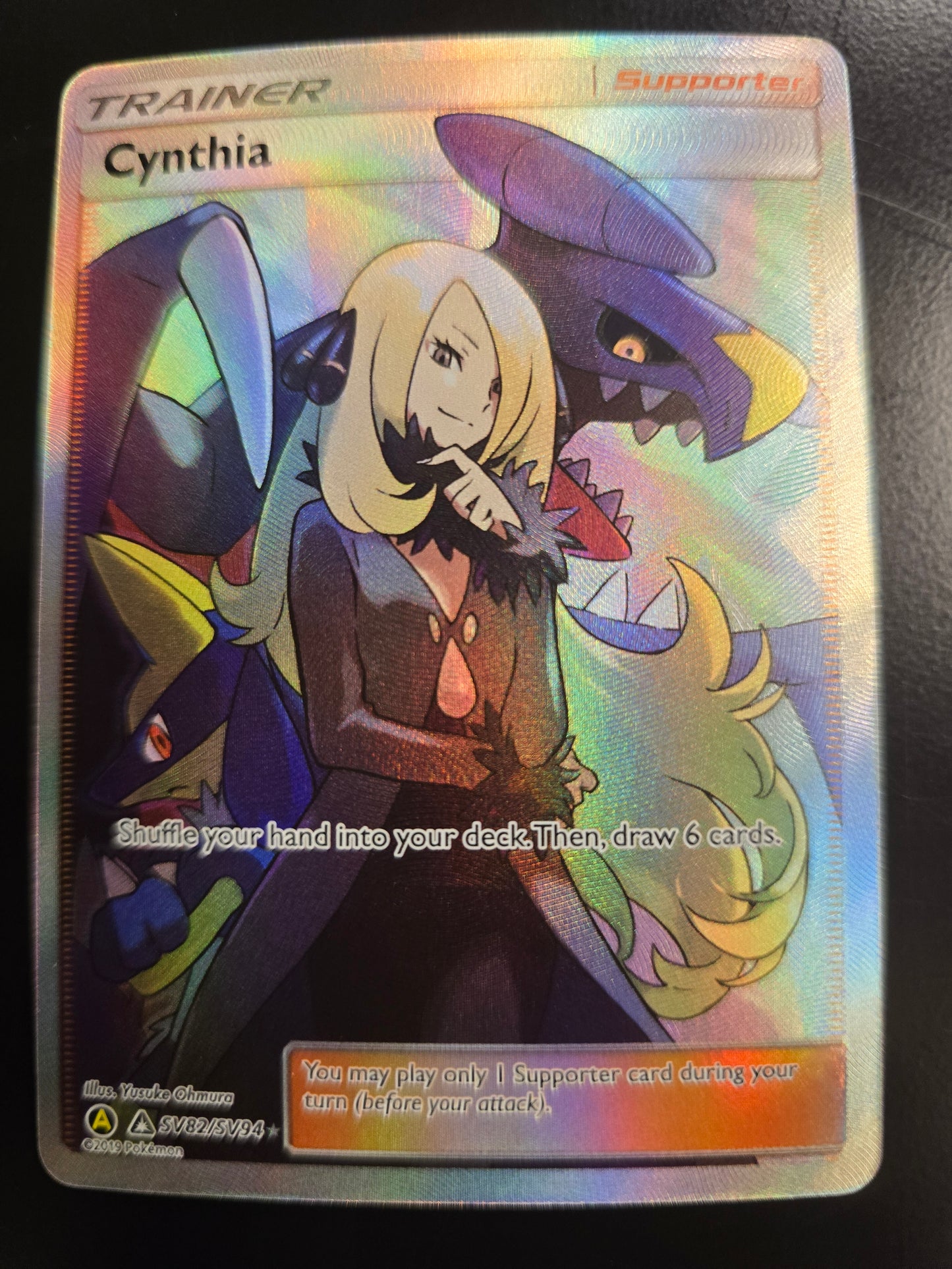 Cynthia SV82/SV94 Hidden Fates: Shiny Vault Holofoil NM