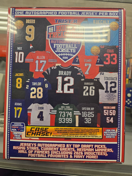Tristar Hidden Treasures Autographed Football Jerseys 2026