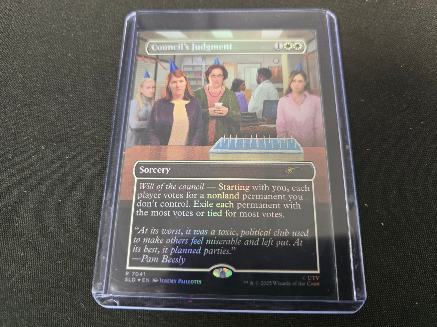 Council's Judgment R 7041 Secret Lair Drop Series Foil NM at Emerald Market Alamogordo, New Mexico	