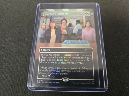 Council's Judgment R 7041 Secret Lair Drop Series Foil NM at Emerald Market Alamogordo, New Mexico	