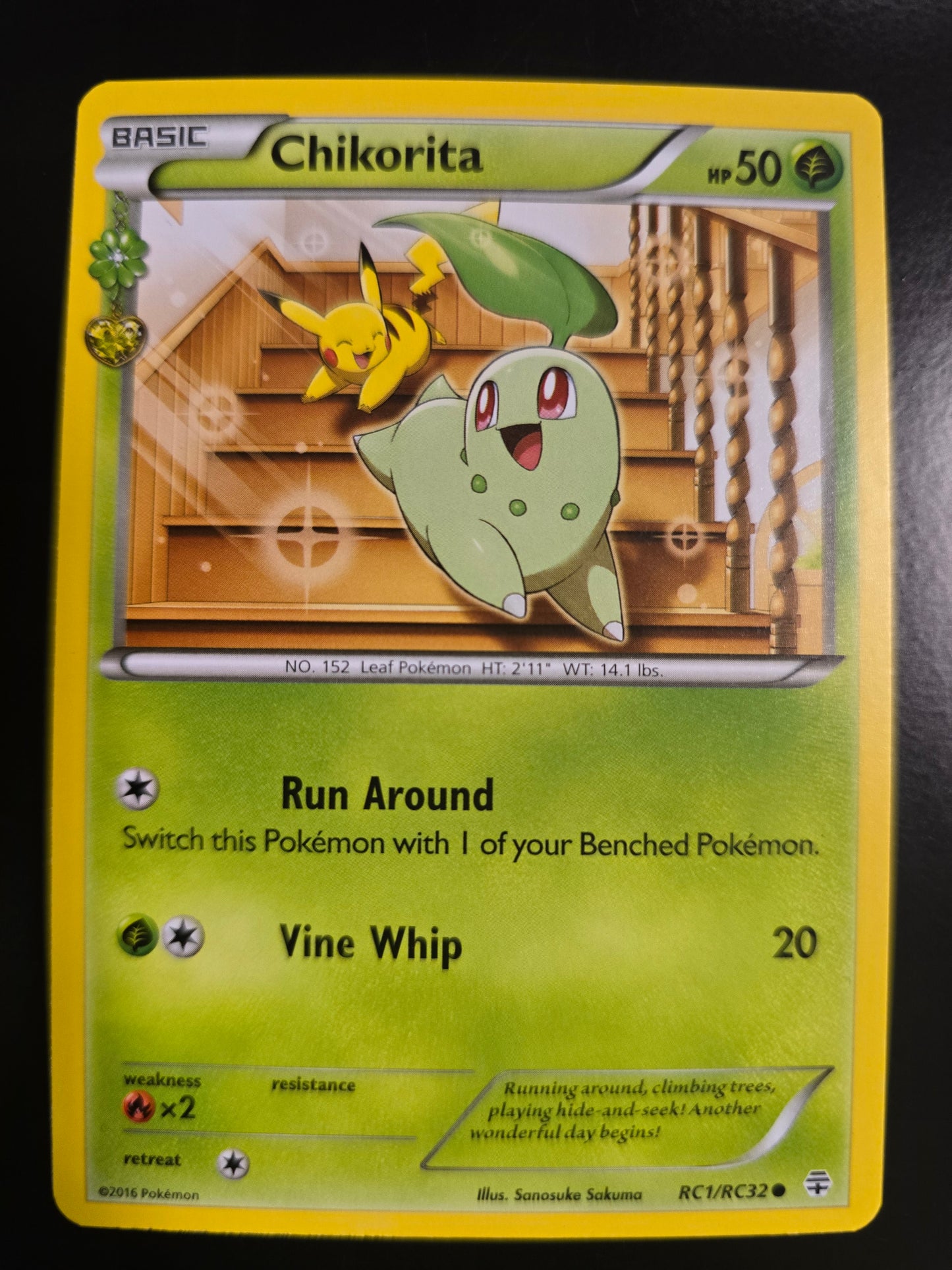 Chikorita RC1/RC32 Radiant Collection Normal NM