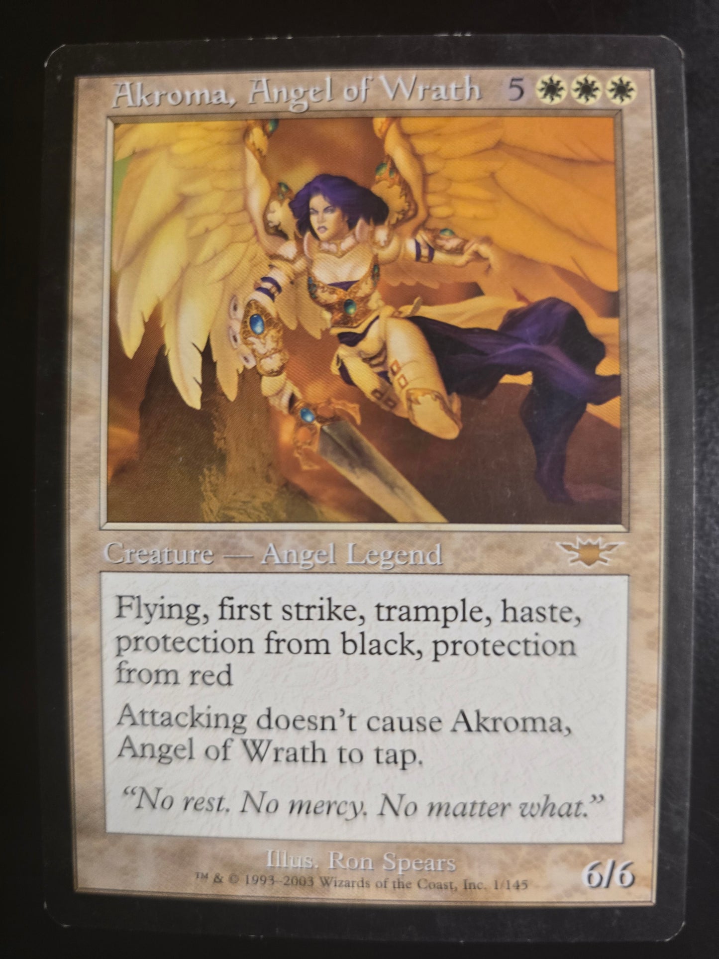 Akroma, Angel Of Wrath 1/145 Legions Normal NM