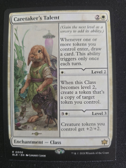 Caretaker's Talent R 0006 Promo Pack: Bloomburrow Normal NM