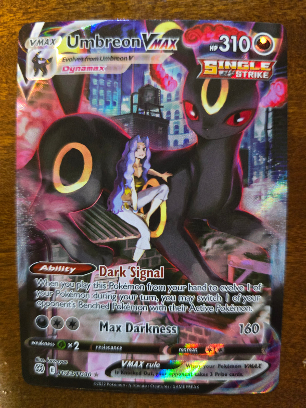Umbreon VMAX TG23/TG30 Brilliant Stars TG Holofoil NM