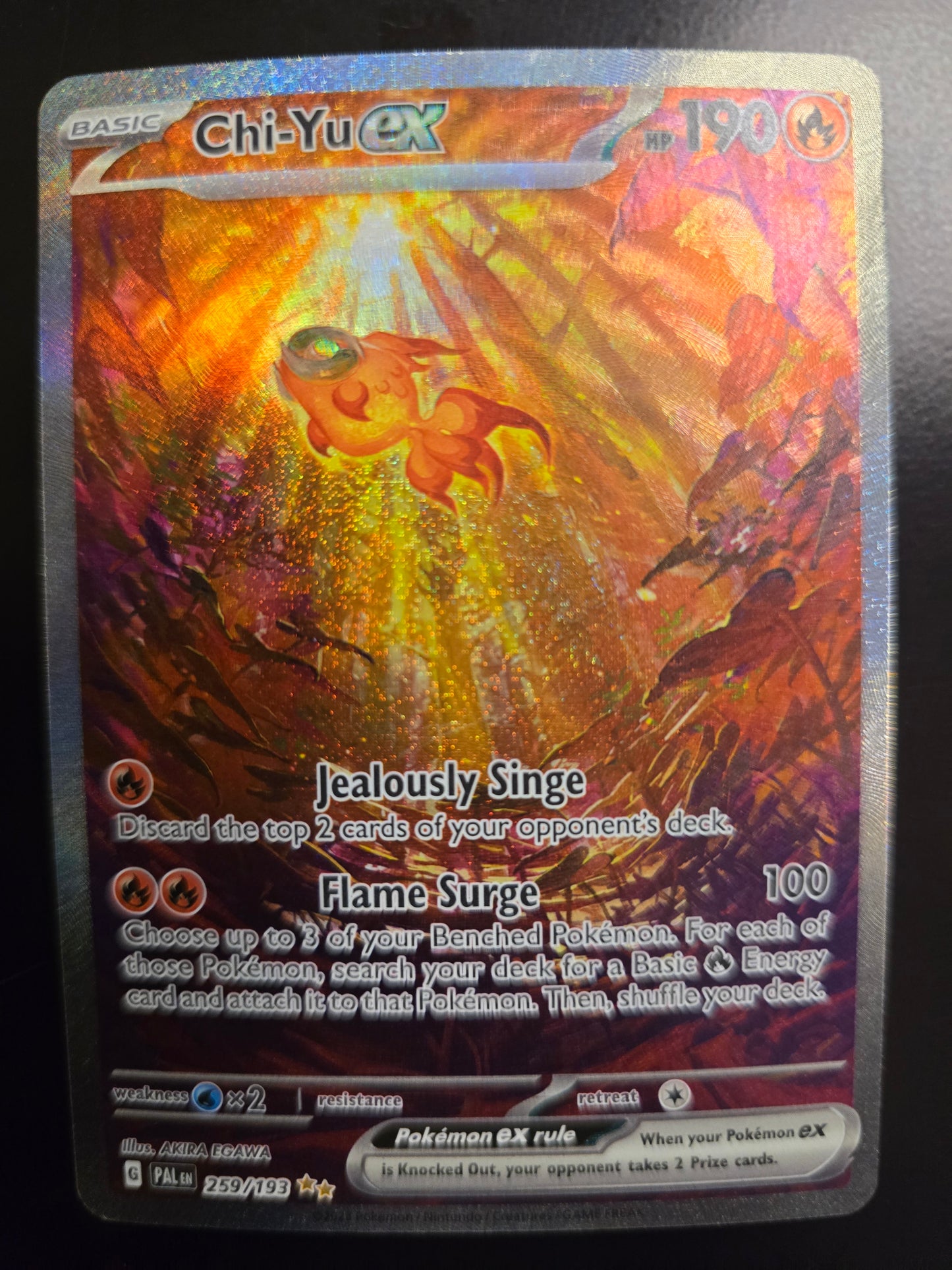 Chi-Yu Ex 259/193 Paldea Evolved Holofoil NM
