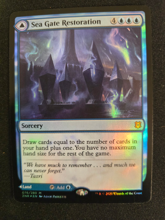 Sea Gate Restoration 076/280 M Zendikar Rising Foil NM