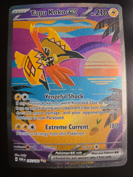 Tapu Koko Ex 247/182 Paradox Rift Holofoil LP