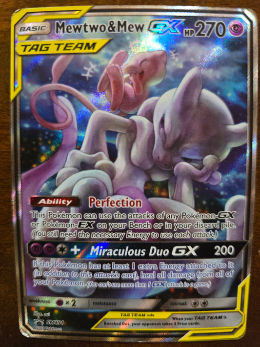 Mewtwo & Mew GX SM191 SM Promos Holofoil MP