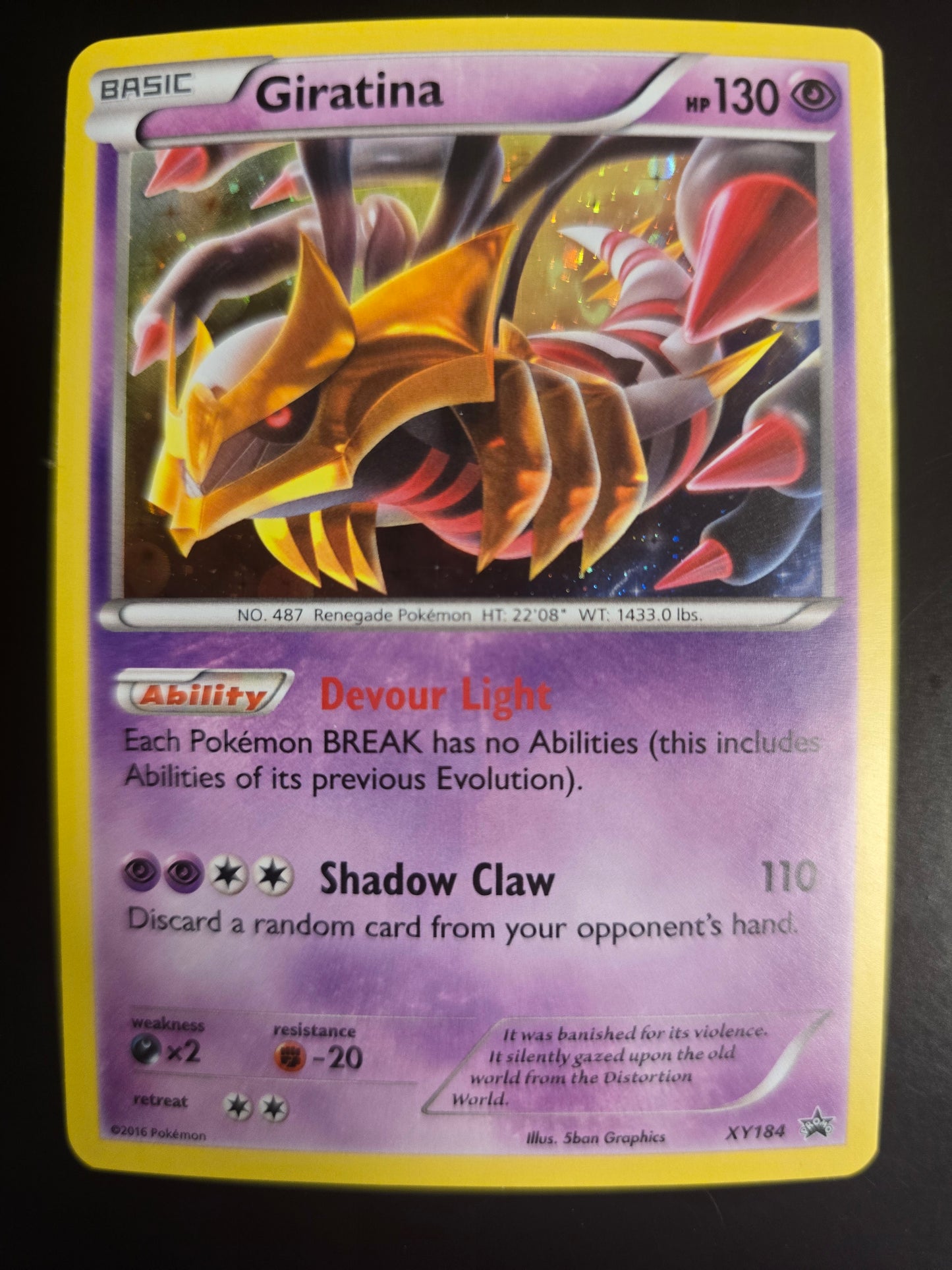 Giratina XY184 XY Promos Holofoil NM