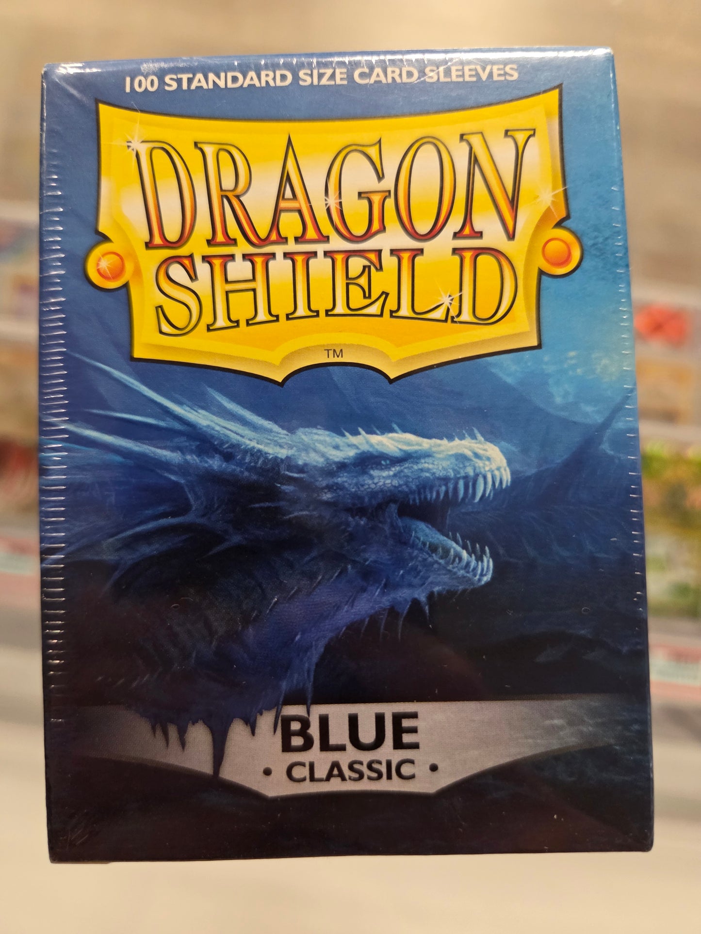 Dragon Shield 100 Card Sleeves. Color Blue
