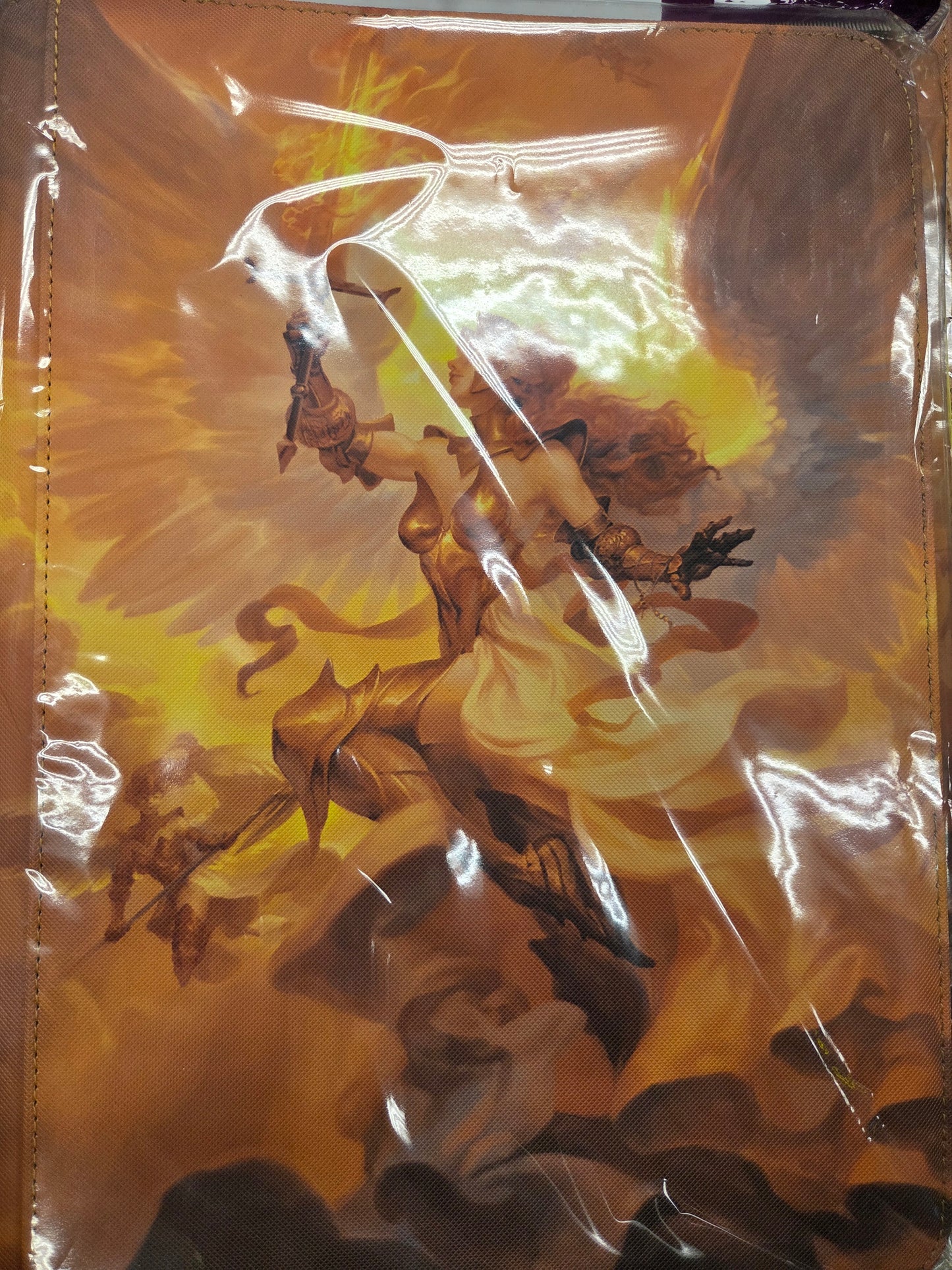 Arcane Fortress Artwork Zipper 9-pocket sideloader Binder