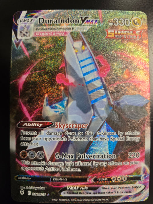 Duraludon VMAX (Alternate Art Secret) 220/203 Evolving Skies Holofoil NM