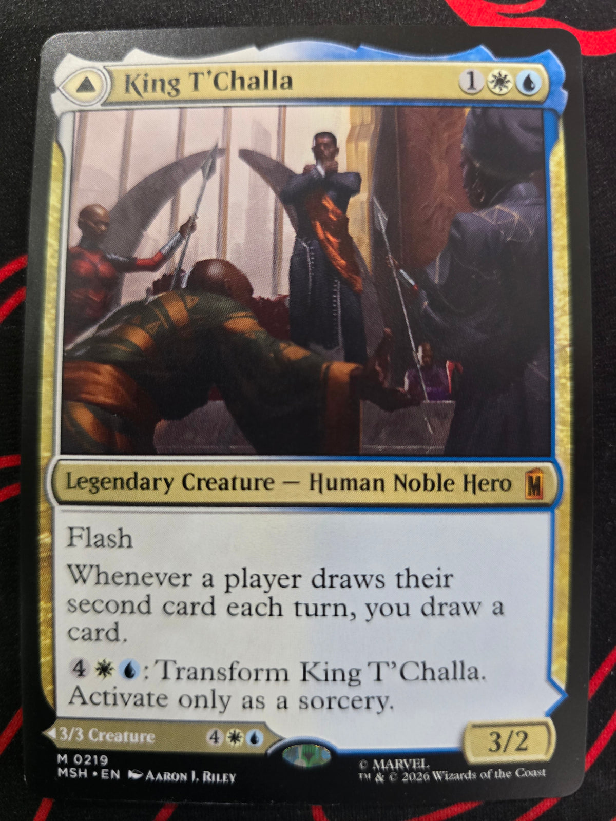 King T'Challa M 0219 Marvel SH Normal NM