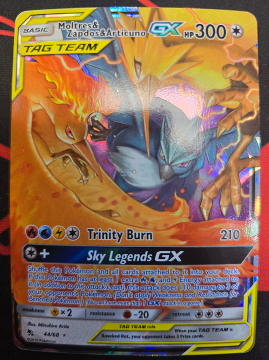 Moltres & Zapdos & Articuno GX Holofoil NM