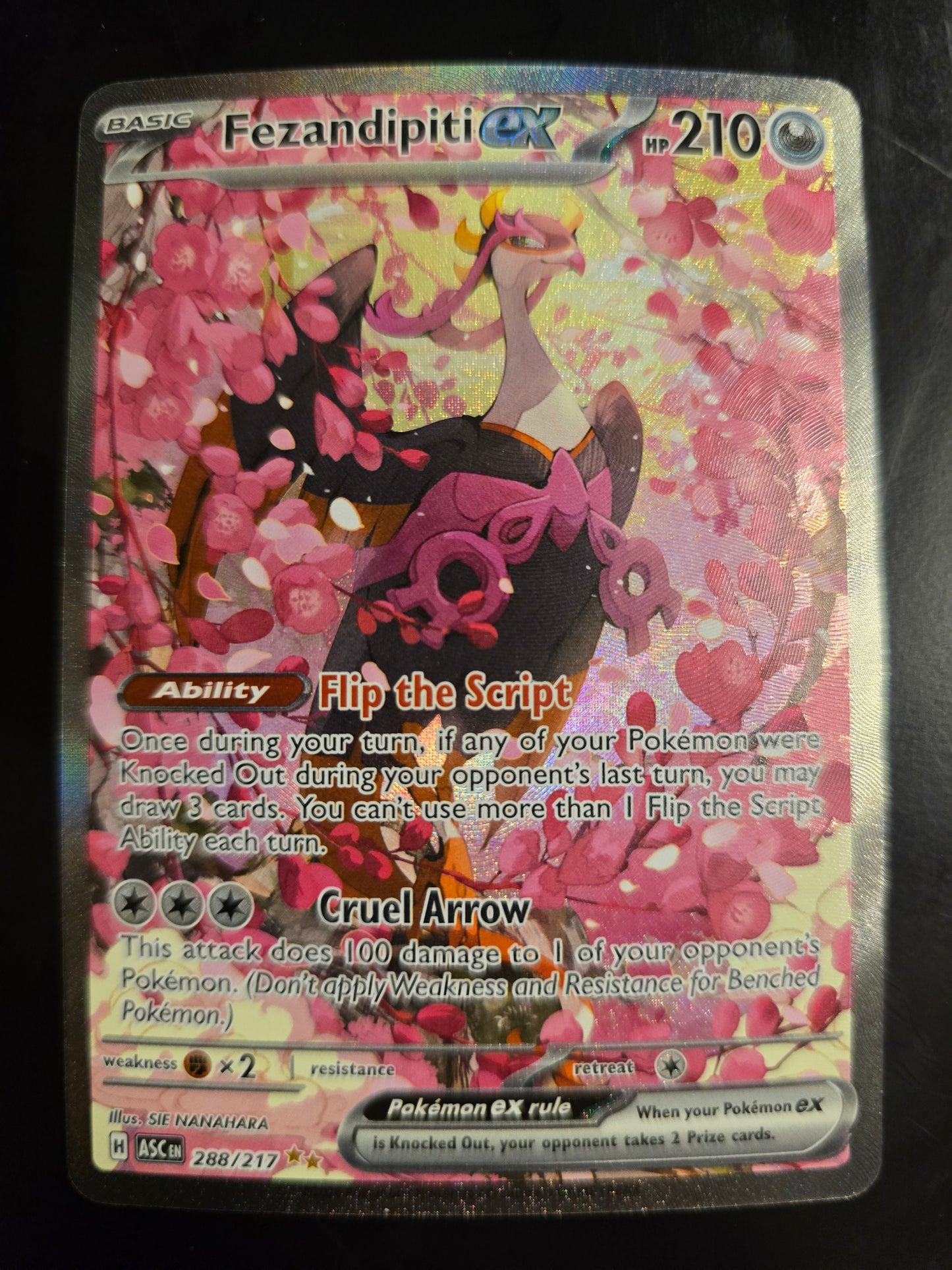 Fezandipiti Ex 288/217 Ascended Heroes Holofoil NM