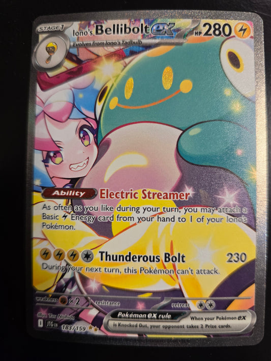 Iono's Bellibolt Ex 183/159 Journey Together Holofoil NM