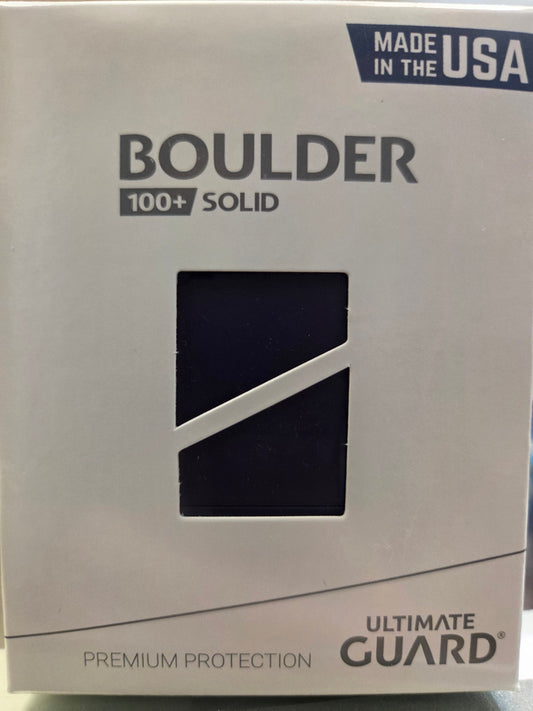 Ultimate Guard Boulder 100+ Solid Deck Box (Purple)