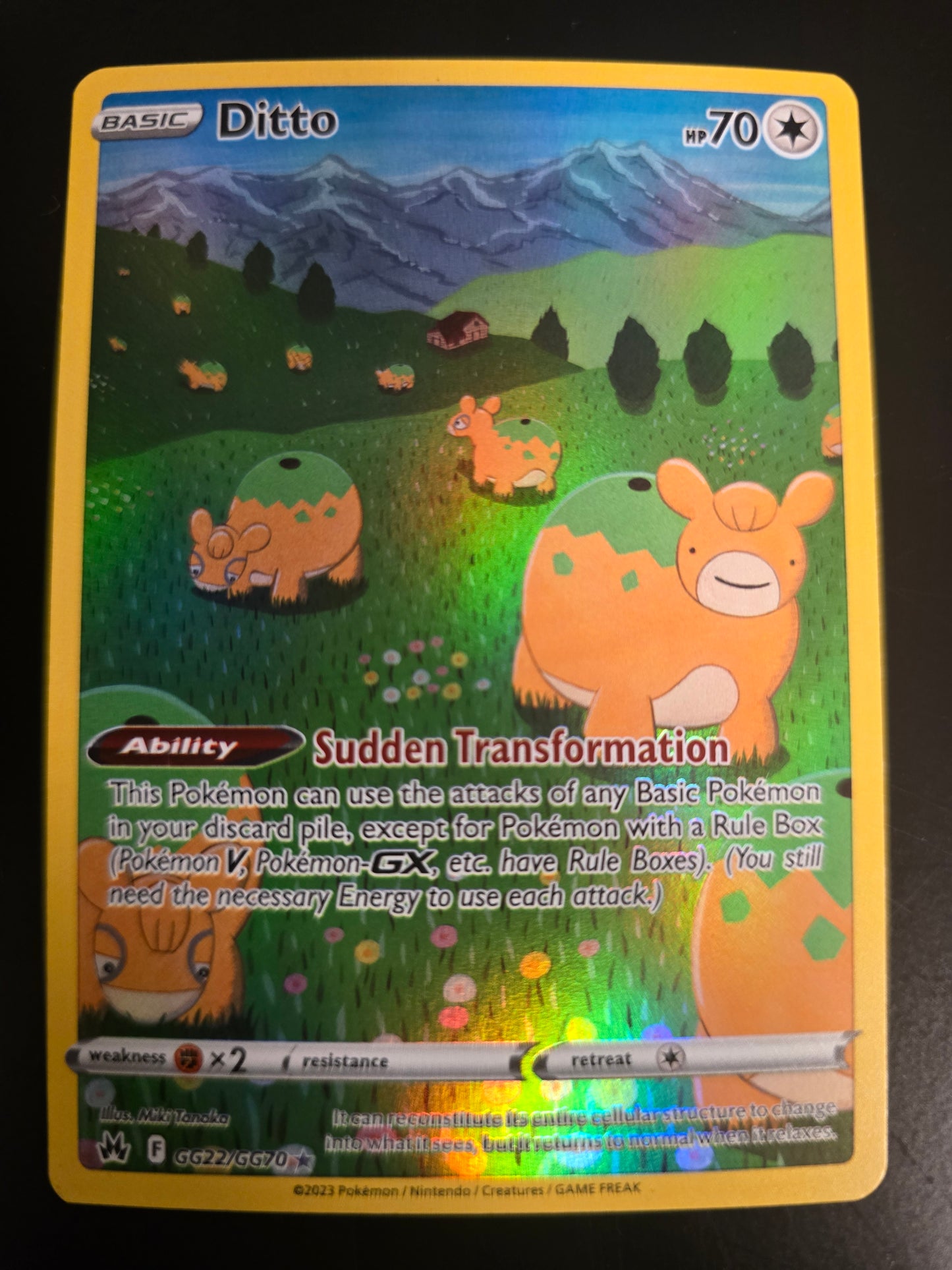 Ditto GG20/GG70 CZ: Galarian Gallery Holofoil NM